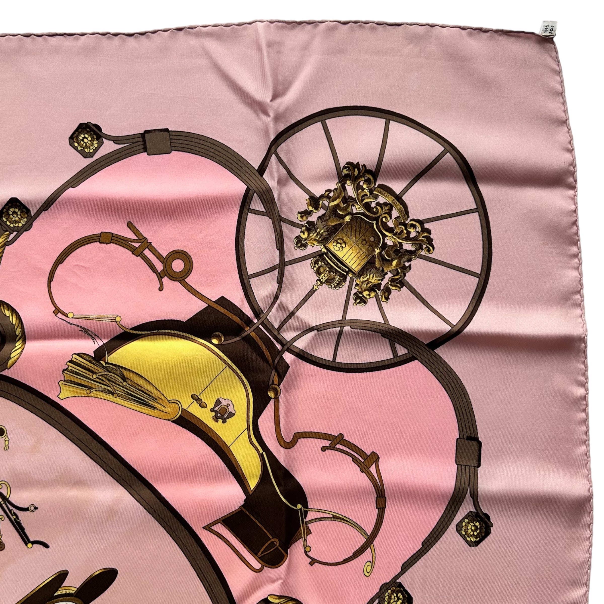 Springs - FOULARD CARRE HERMES 90 CM