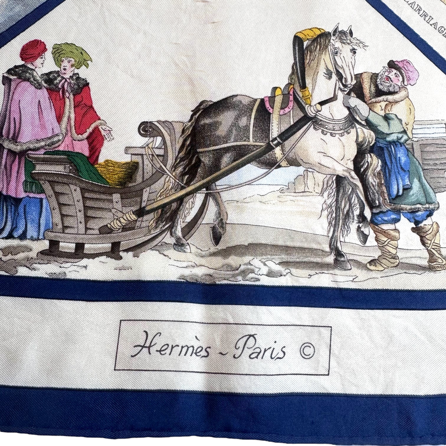Slavic Travels - HERMES SCARF 90 CM