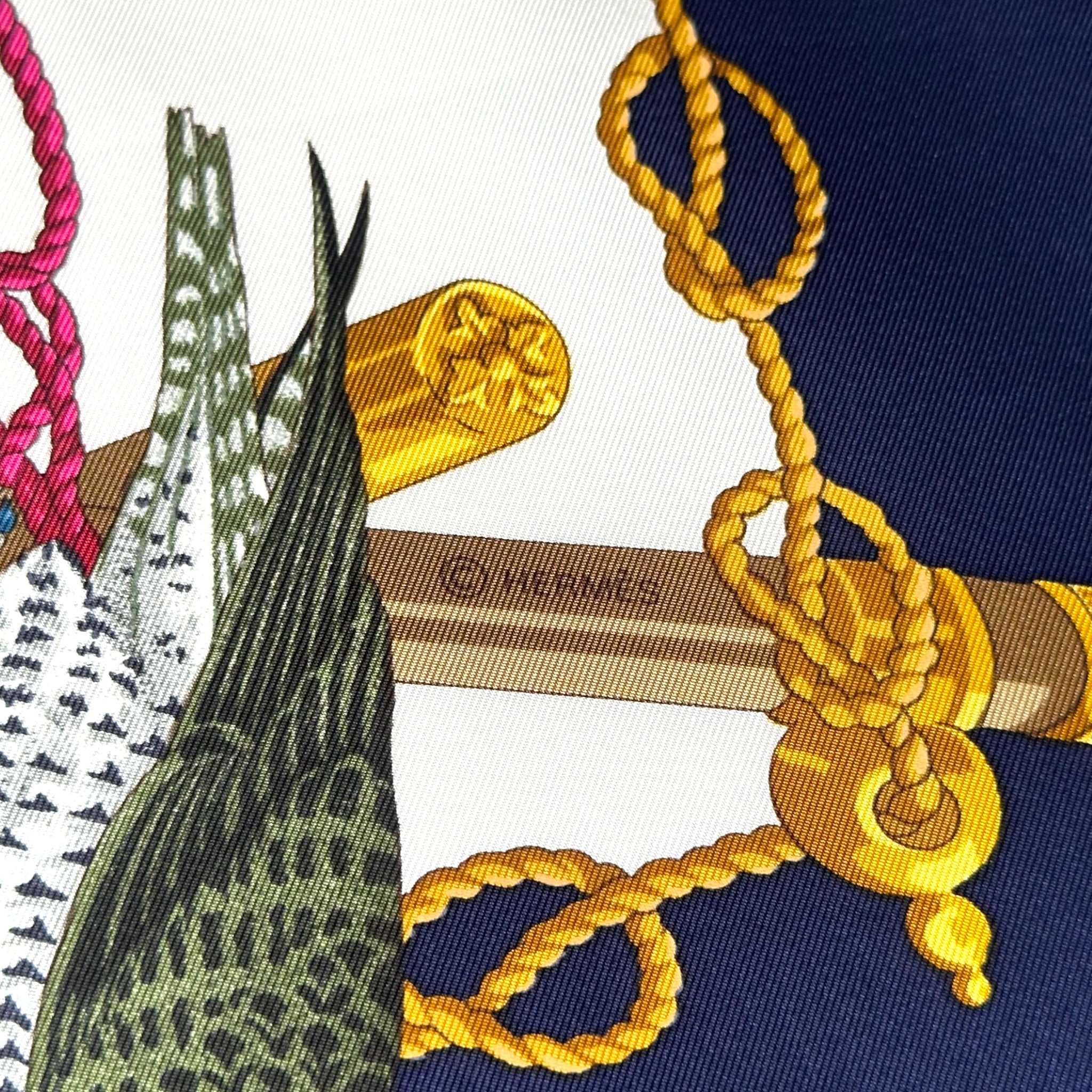 Les oiseaux du Roy - FOULARD HERMES 90 CM