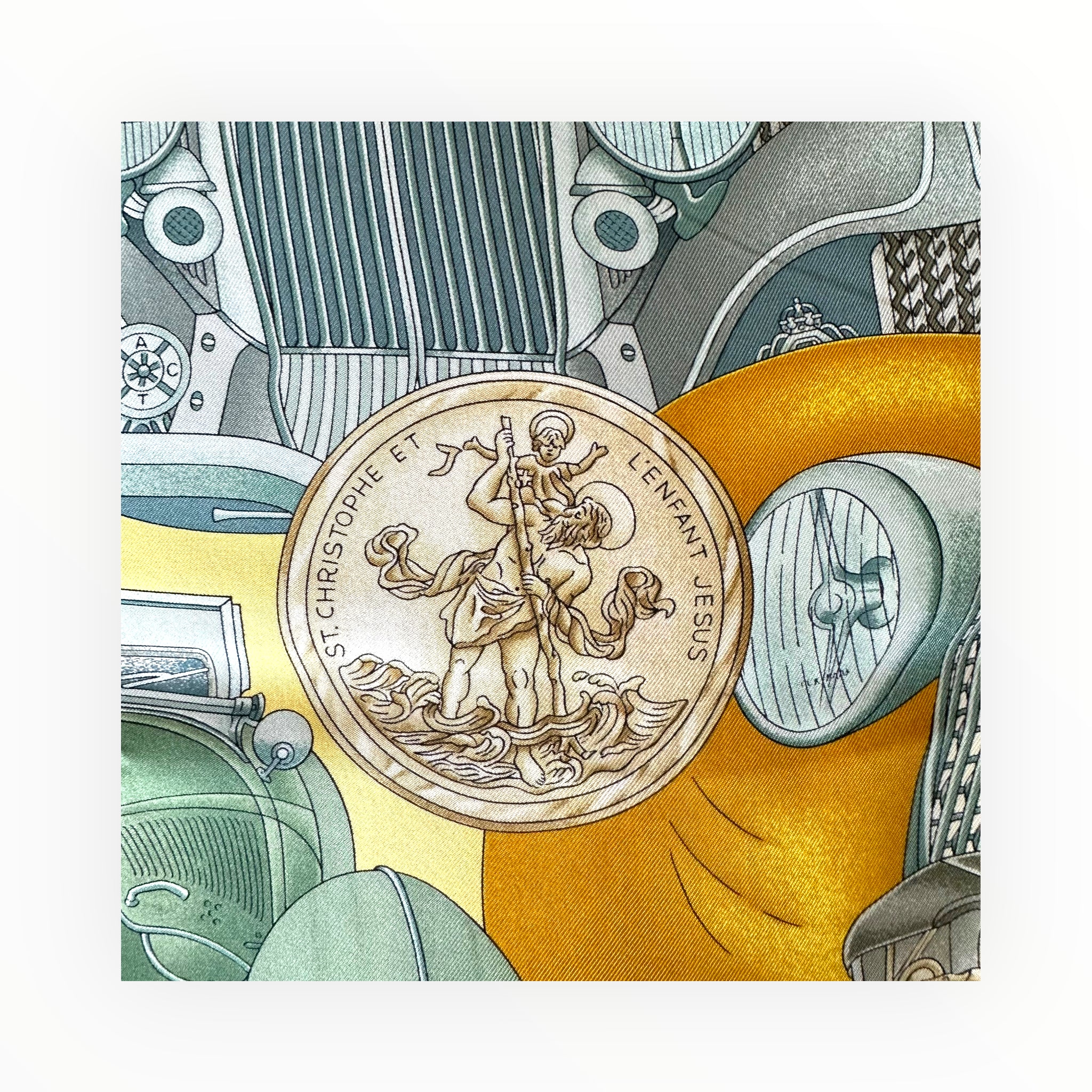 Automobile - Hermes scarf 90cm