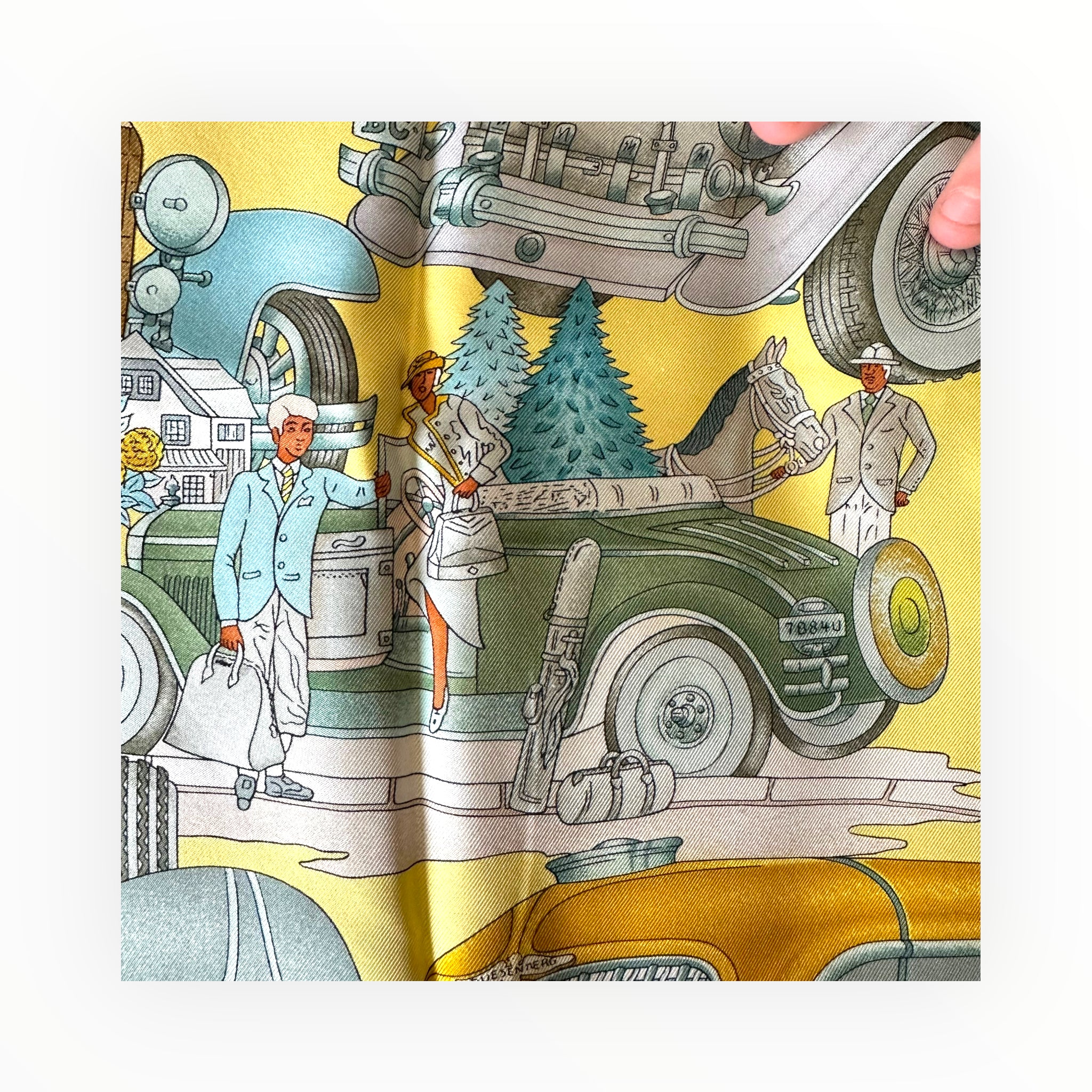 Automobile - Hermes scarf 90cm