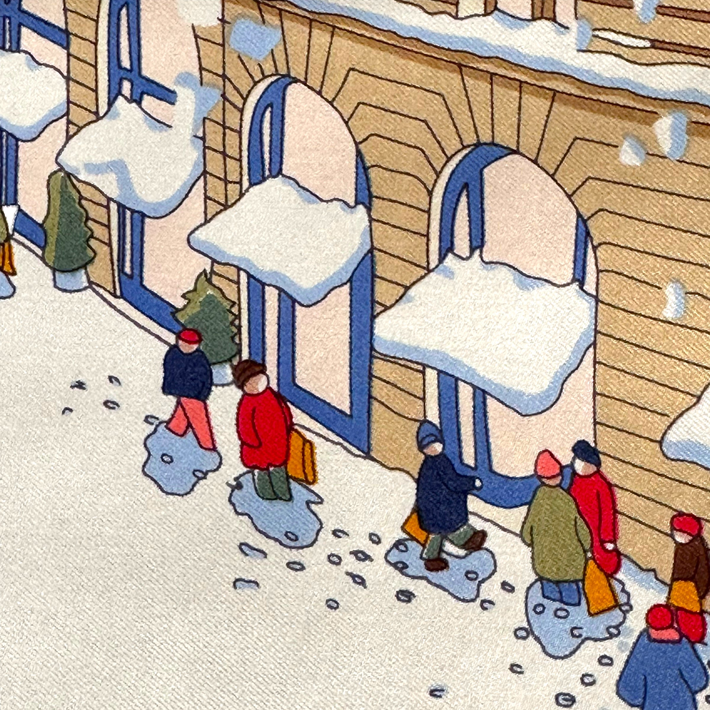 Noël au 24 Faubourg - FOULARD HERMES 90CM