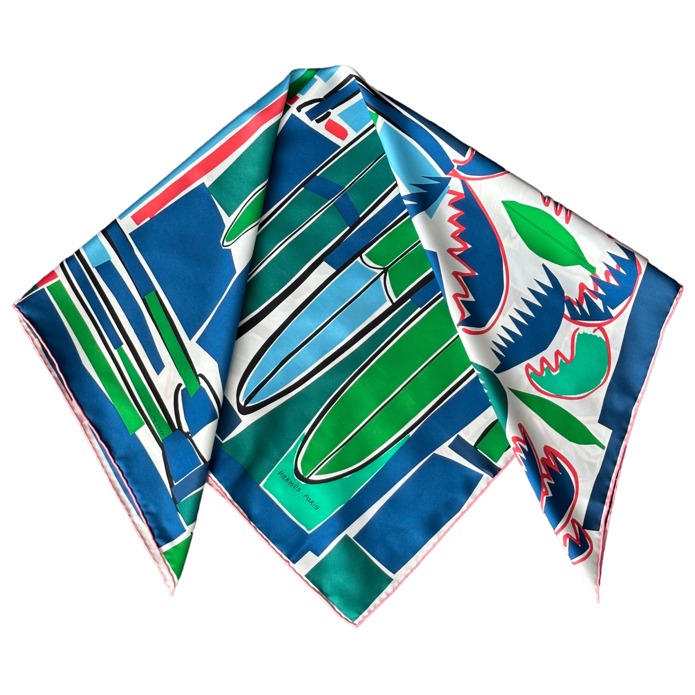 Sea, Surf & Fun - FOULARD HERMES 90 CM