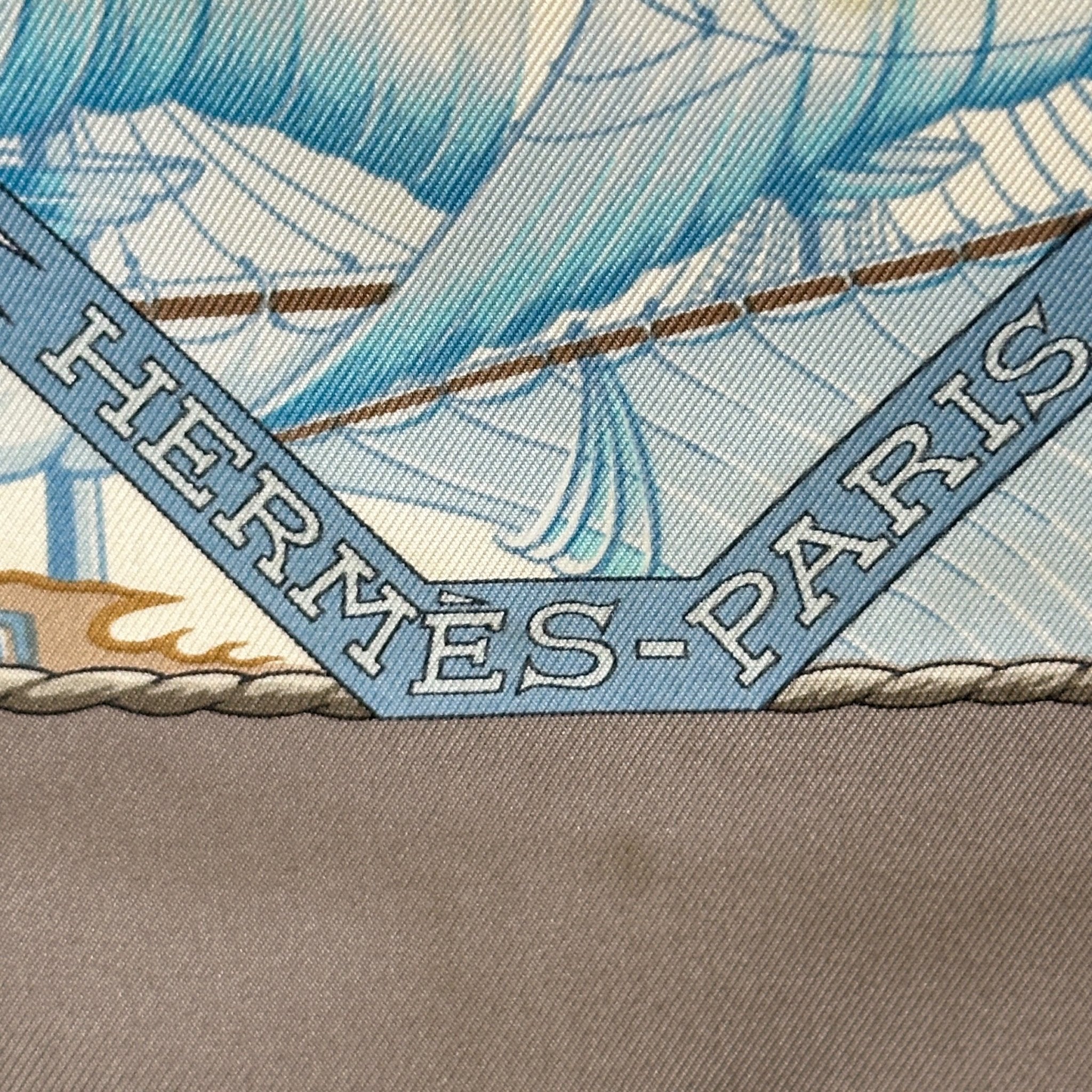 Au-delà des cinq mers - FOULARD HERMES 90CM - Carré Society