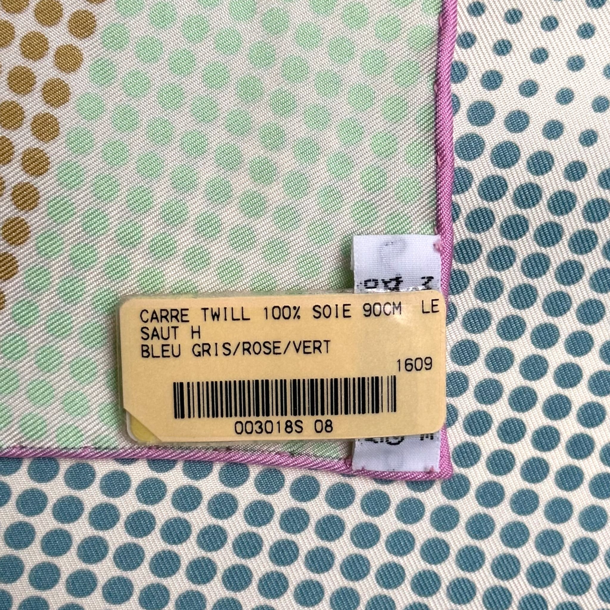 Le Saut H - FOULARD HERMES 90CM