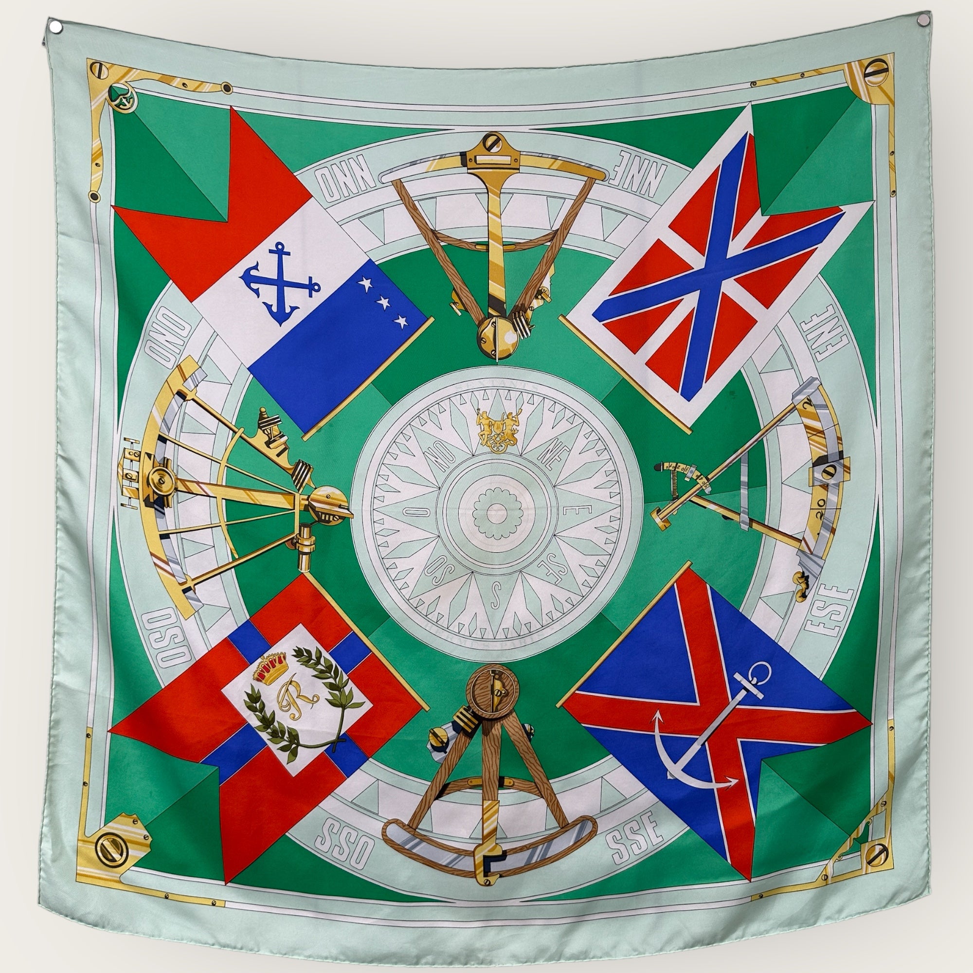 carre-foulard-hermes-sextants-vert