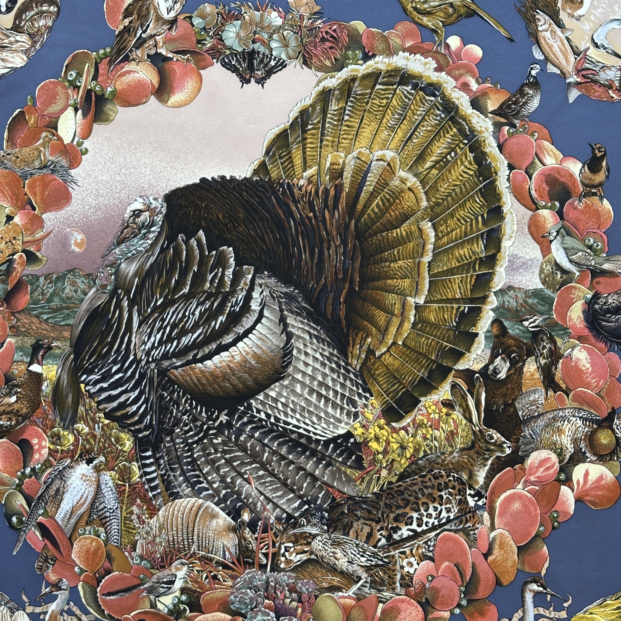 Texas Fauna and Flora - HERMES SCARF 90 CM