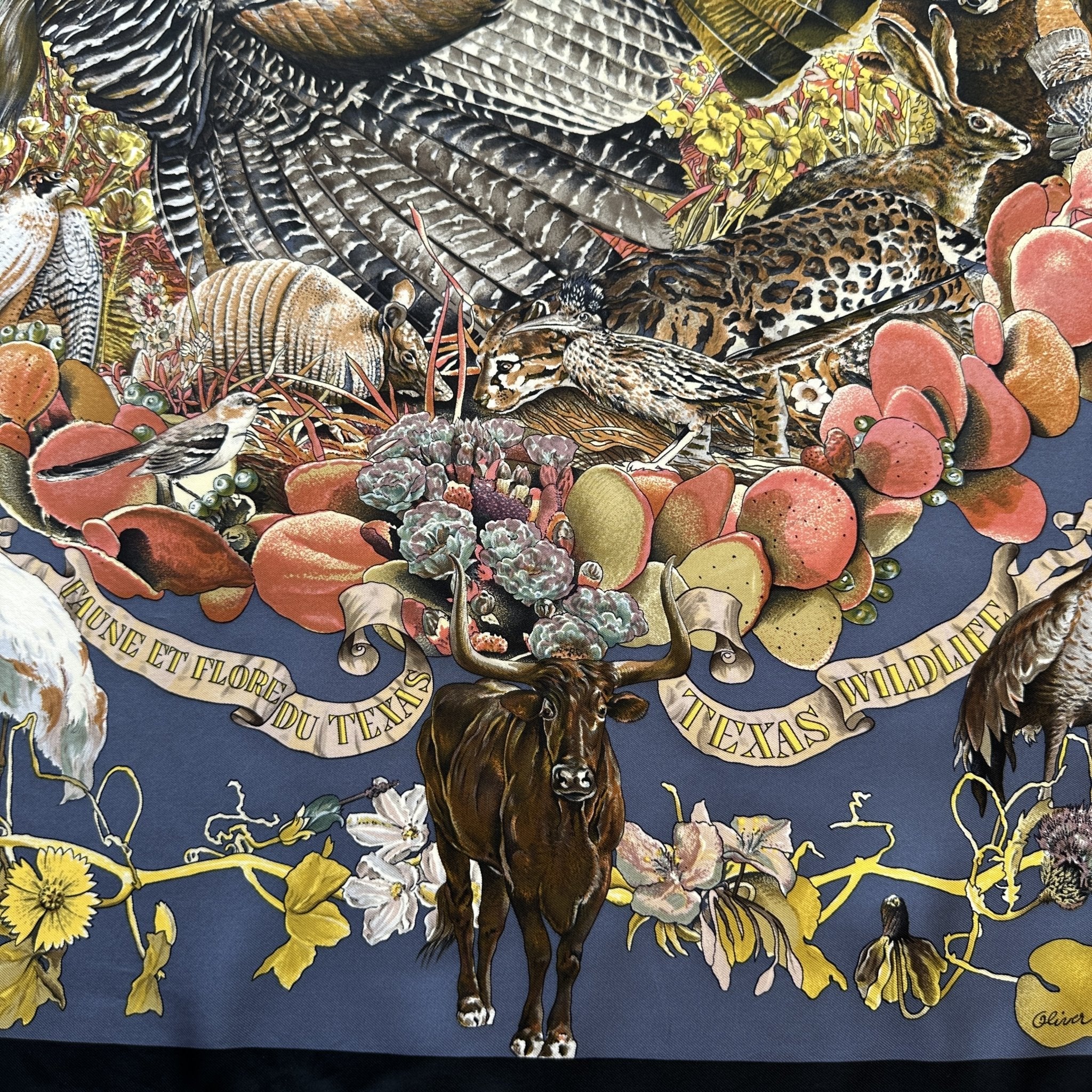 Texas Fauna and Flora - HERMES SCARF 90 CM