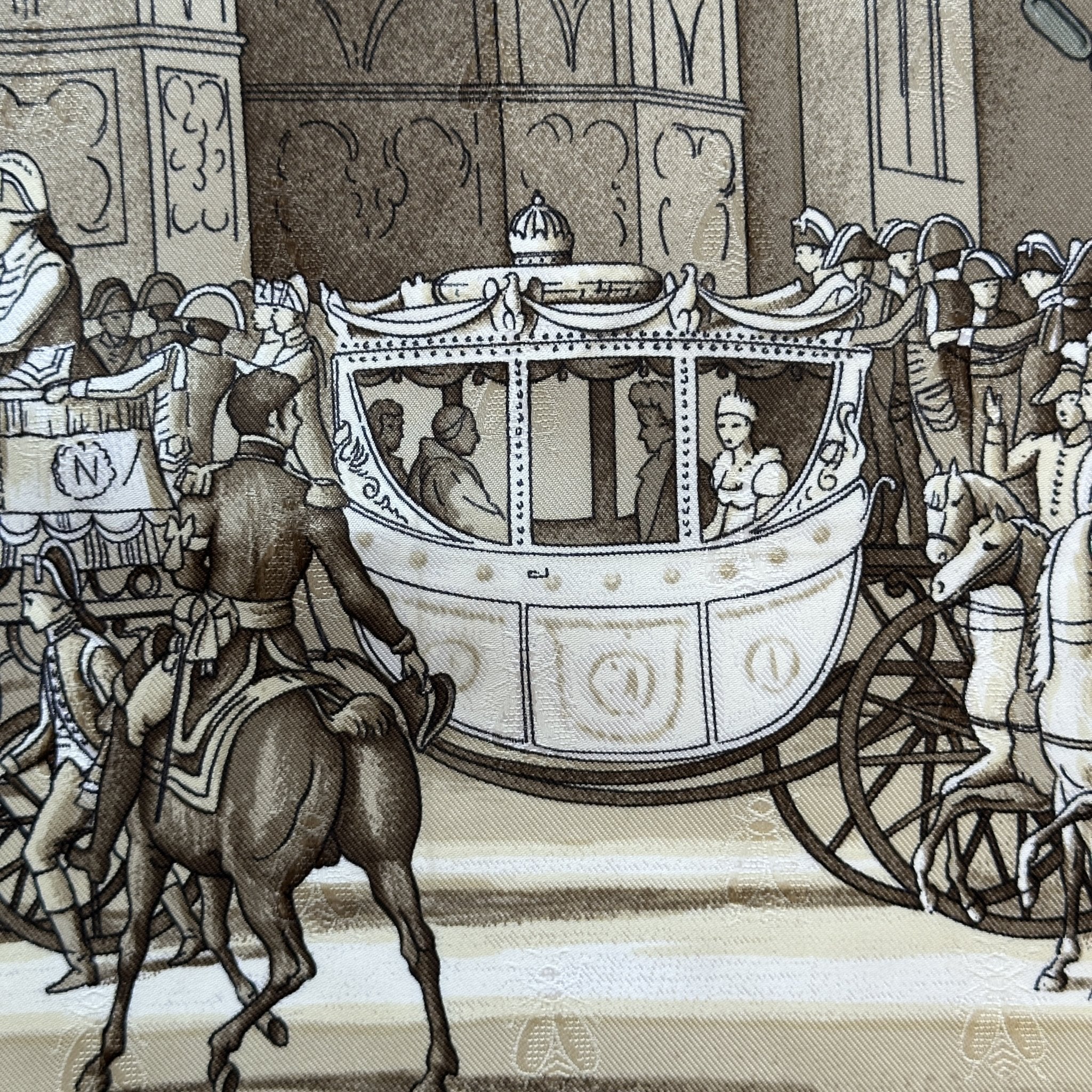 Napoléon -FOULARD HERMES 90 CM