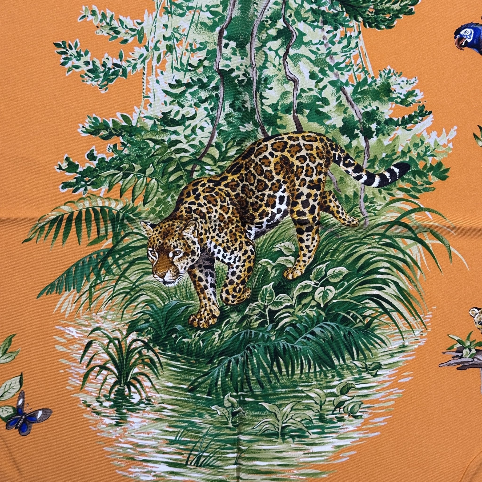 Équateur - FOULARD HERMES 90 WASH