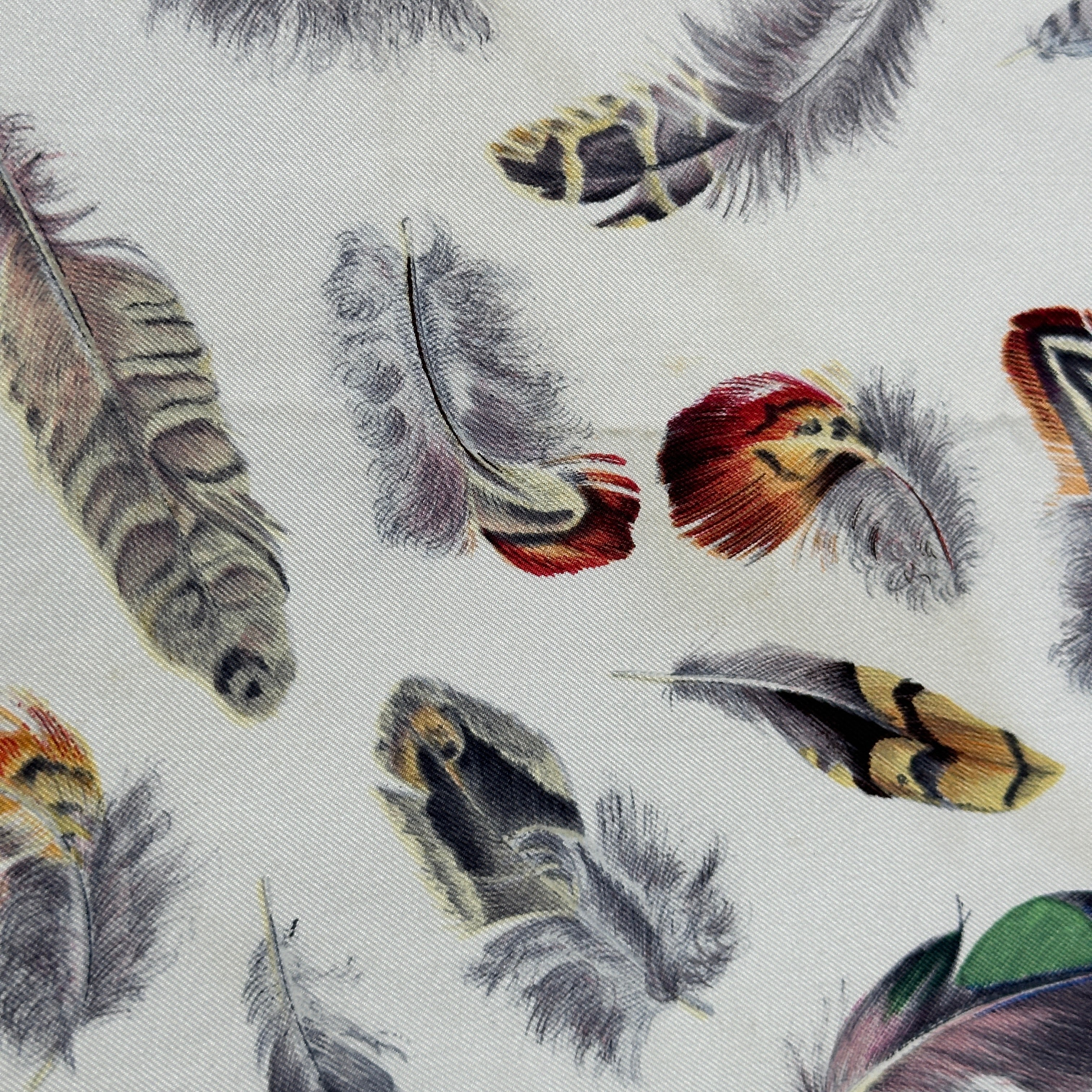 Plumes - FOULARD HERMES 90 CM