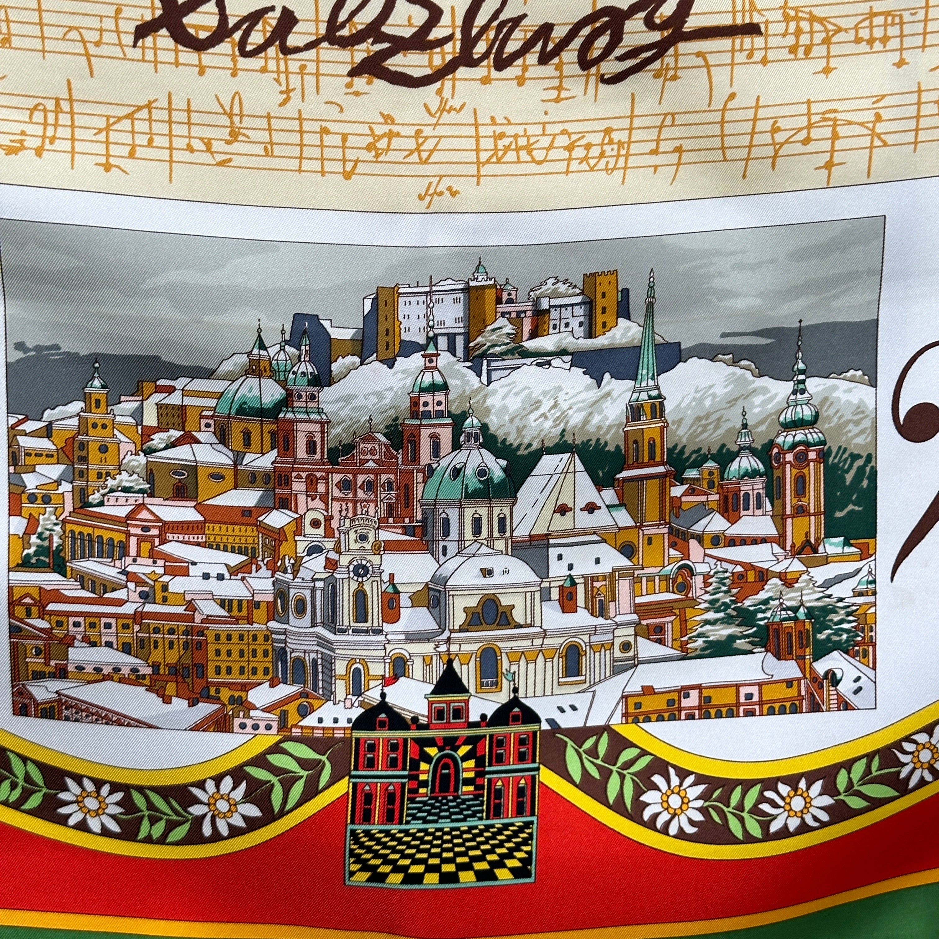 dessin de la vill de salzburg