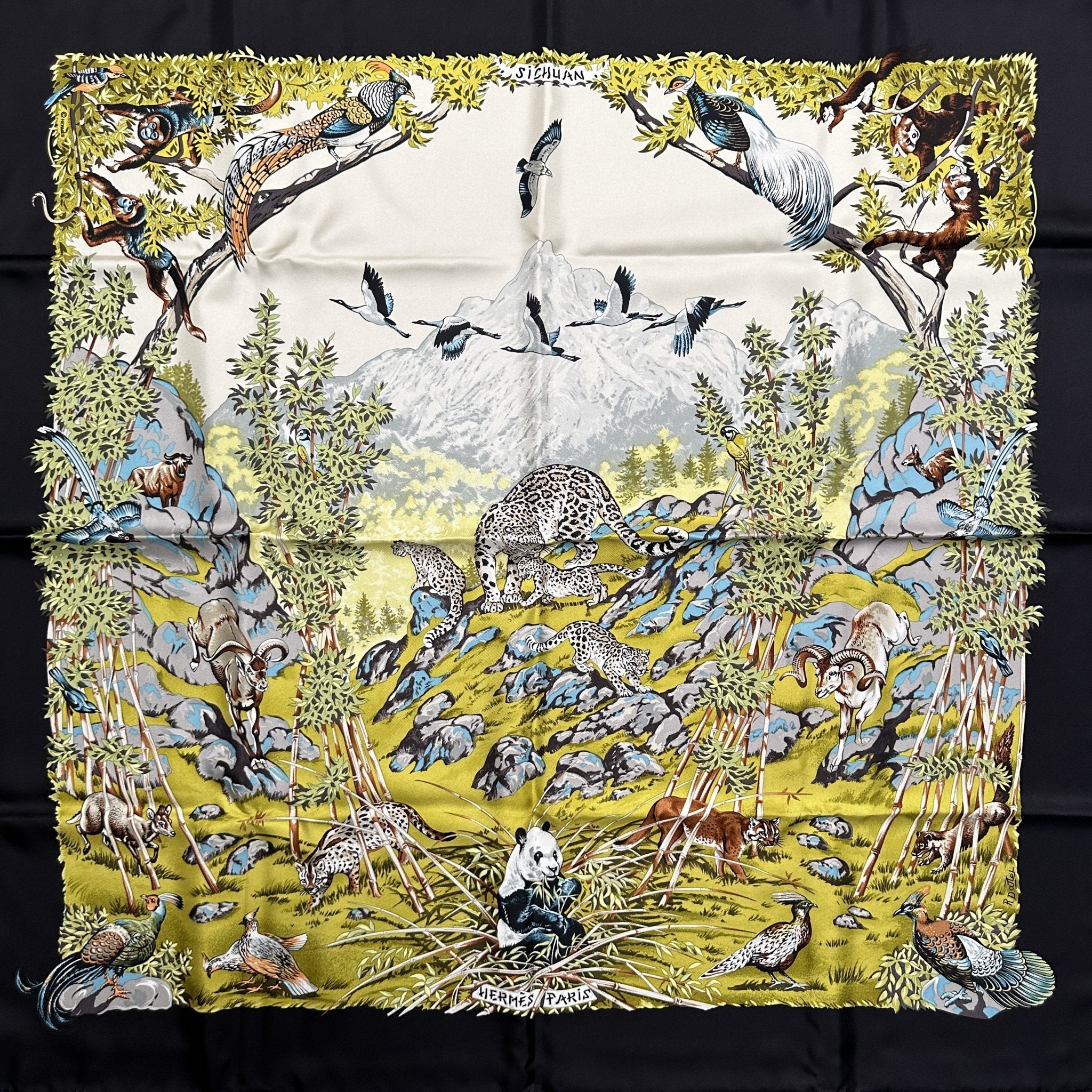 Sichuan - FOULARD HERMES 90 CM