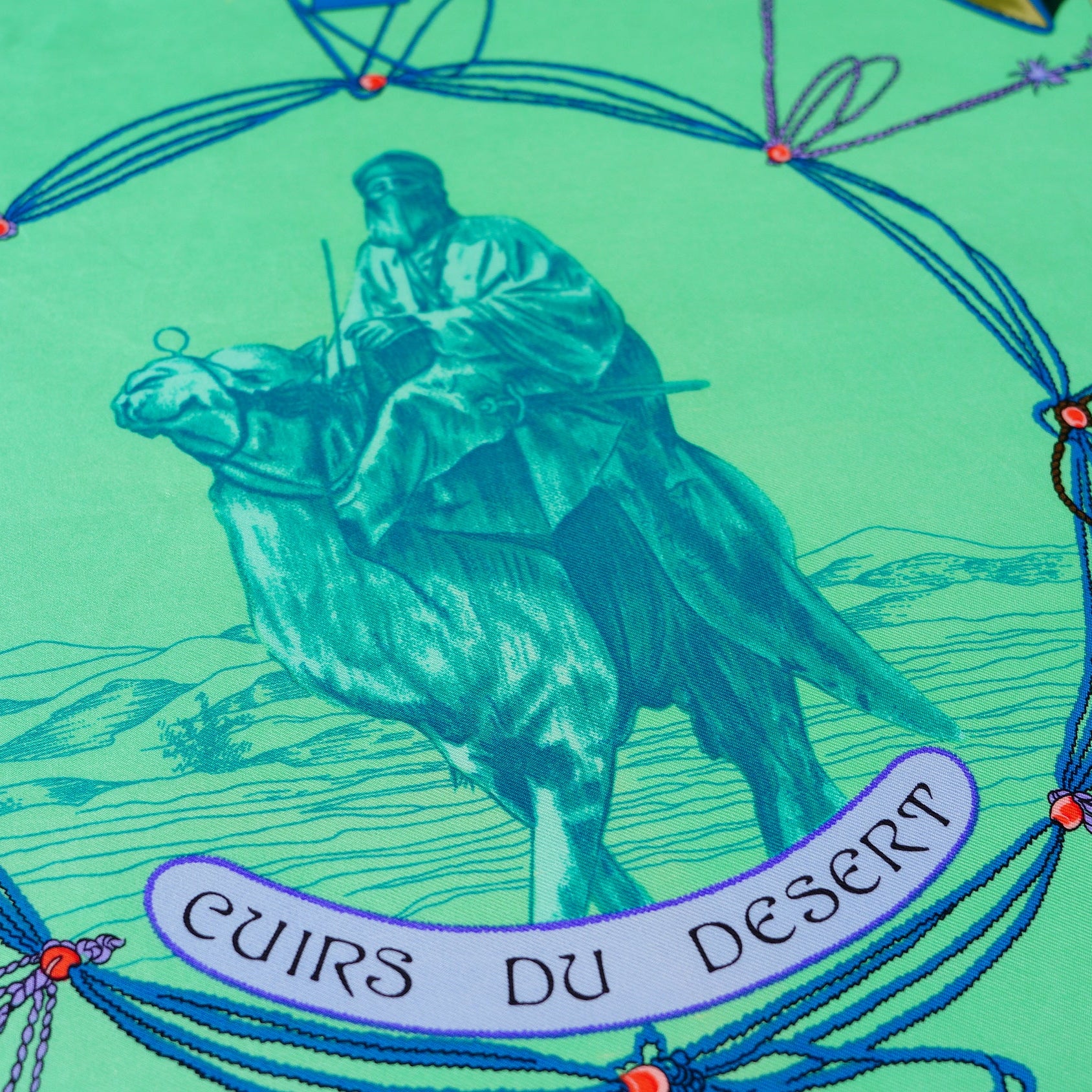 Carré Hermès - Cuirs du désert - Françoise de la Perrière