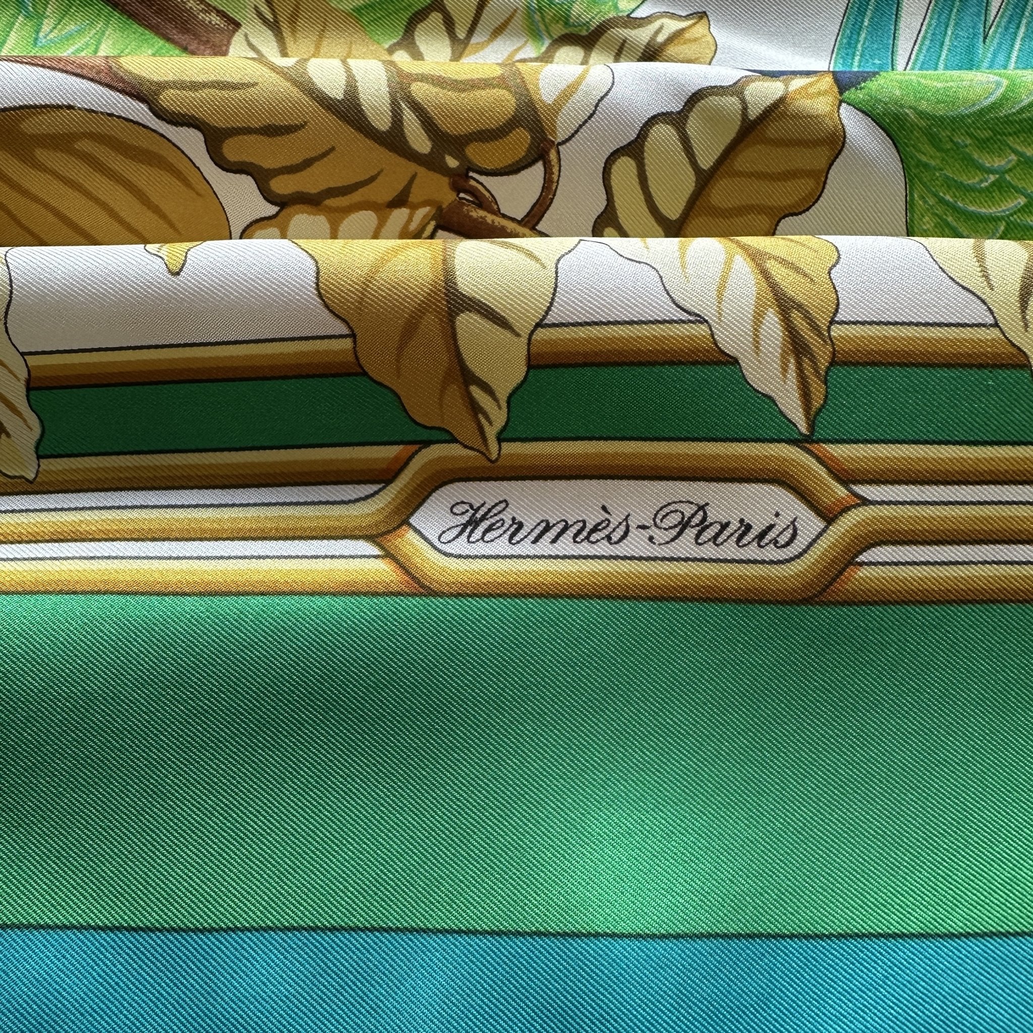Les perroquets - FOULARD HERMES 90CM