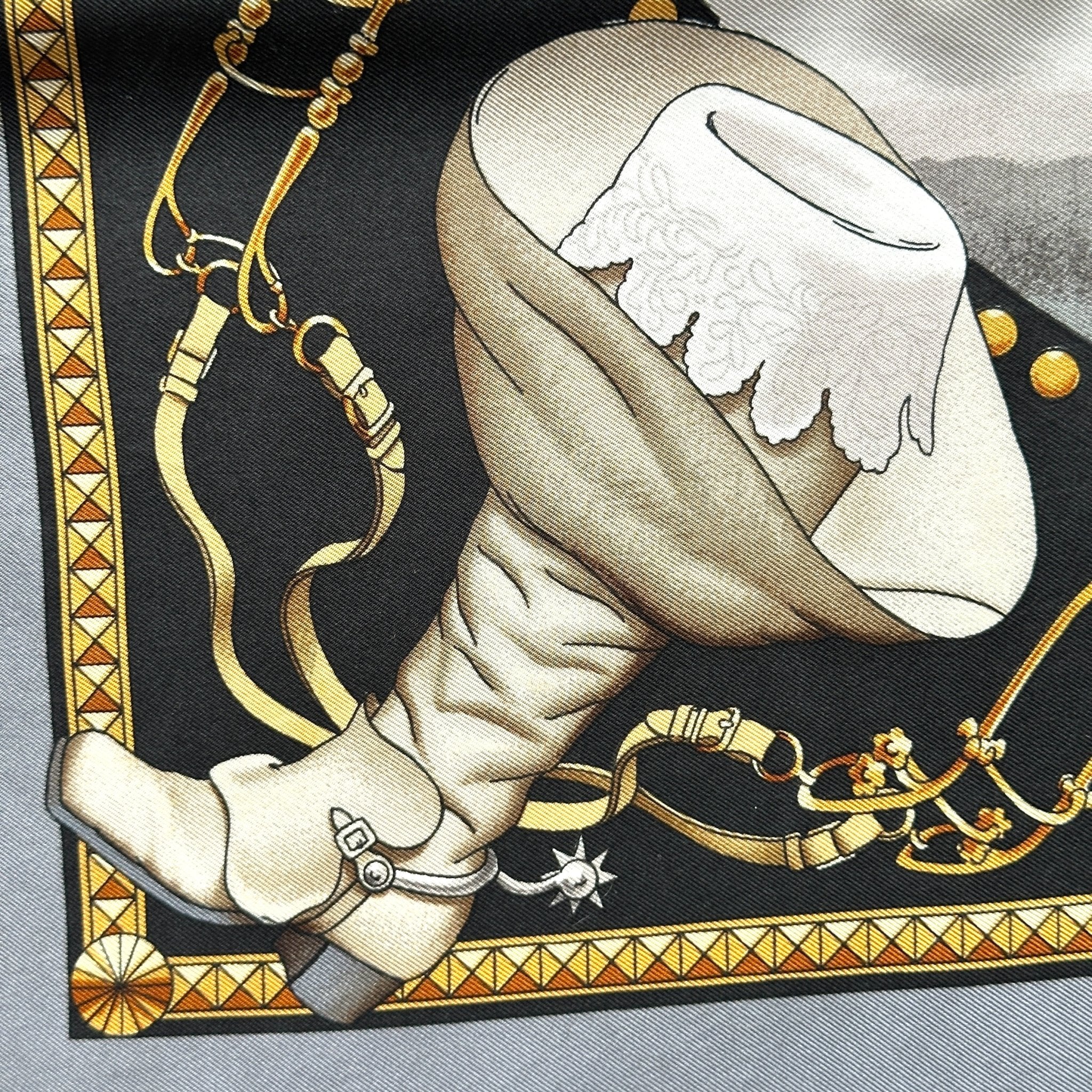 detail de dessin de botte avec éperon