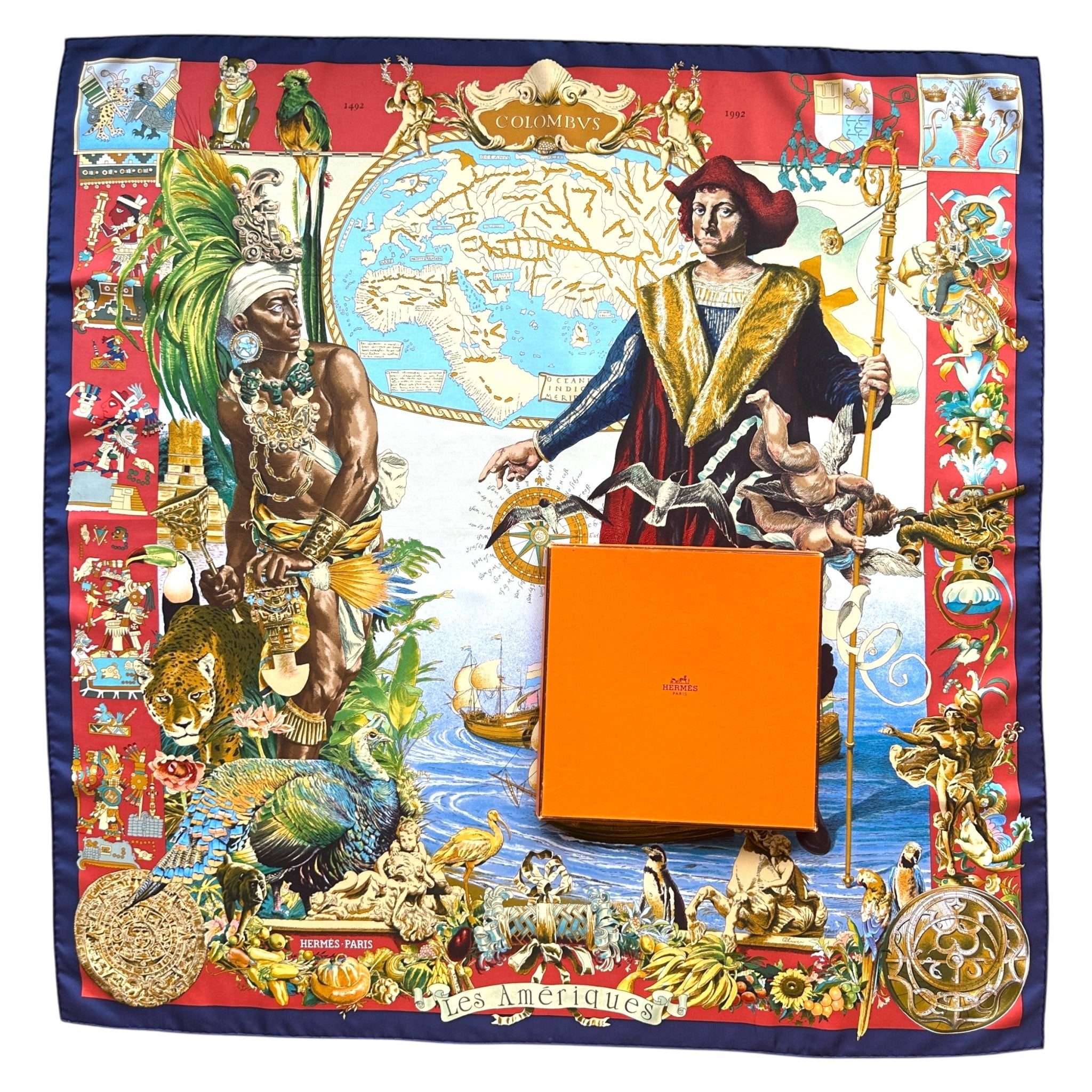 Vue d’ensemble du carré Hermès Les Amériques – Kermit Oliver