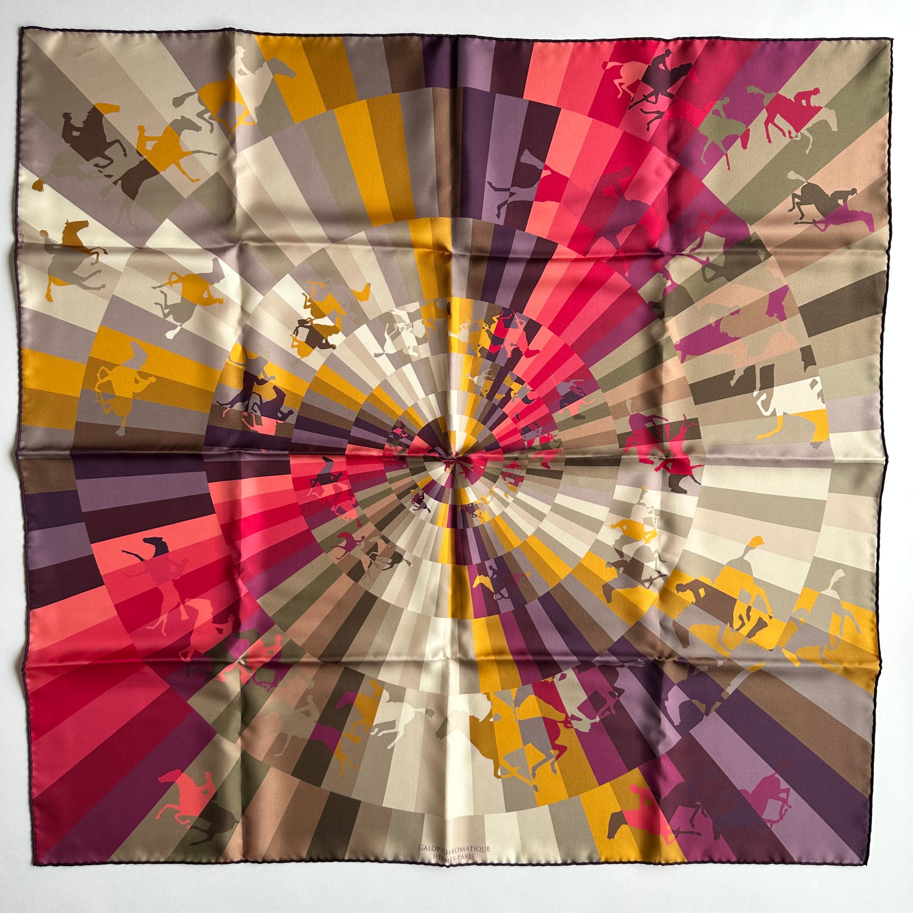 Galop chromatique - FOULARD HERMES 90 CM