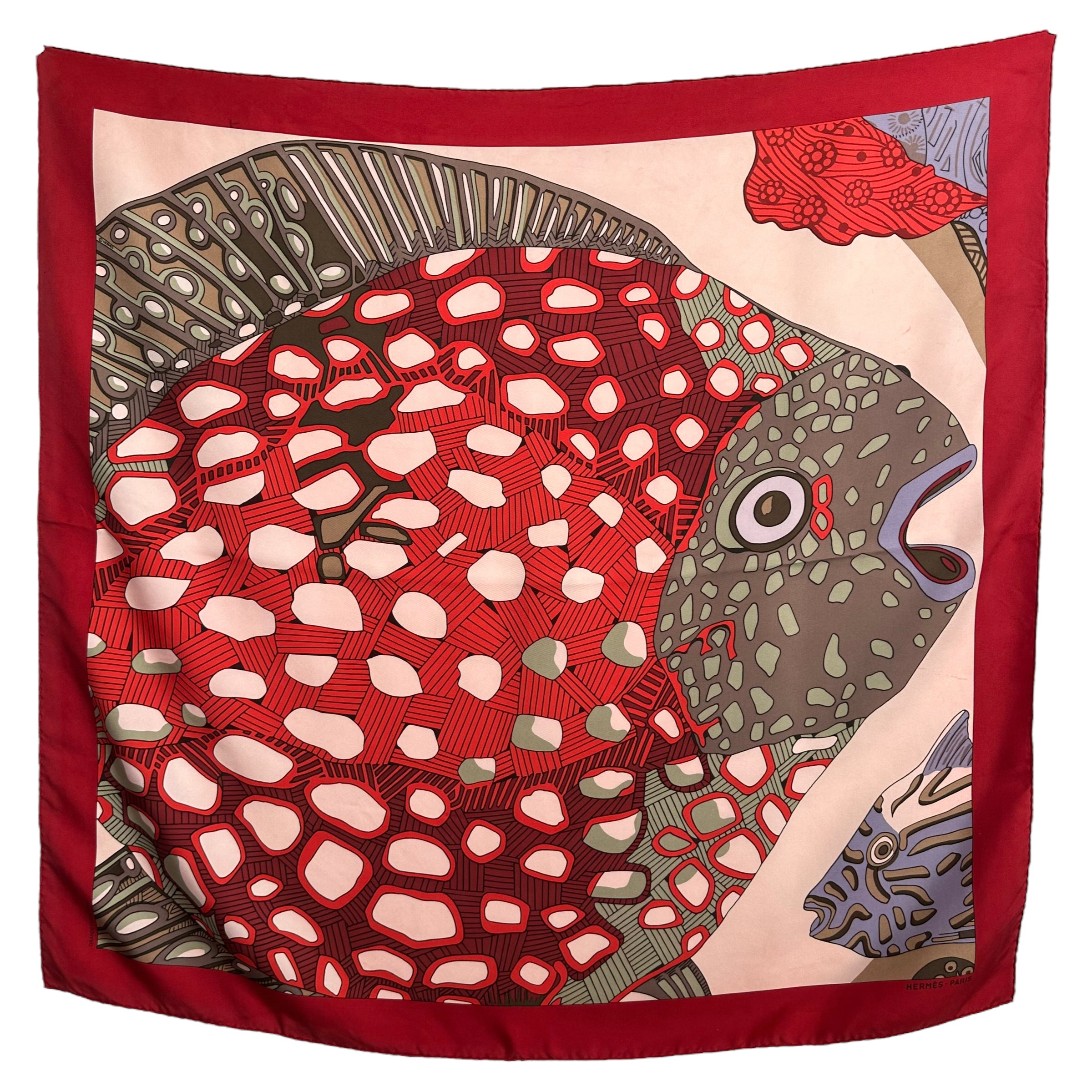 Grands fonds Détail - FOULARD HERMES 90 cm