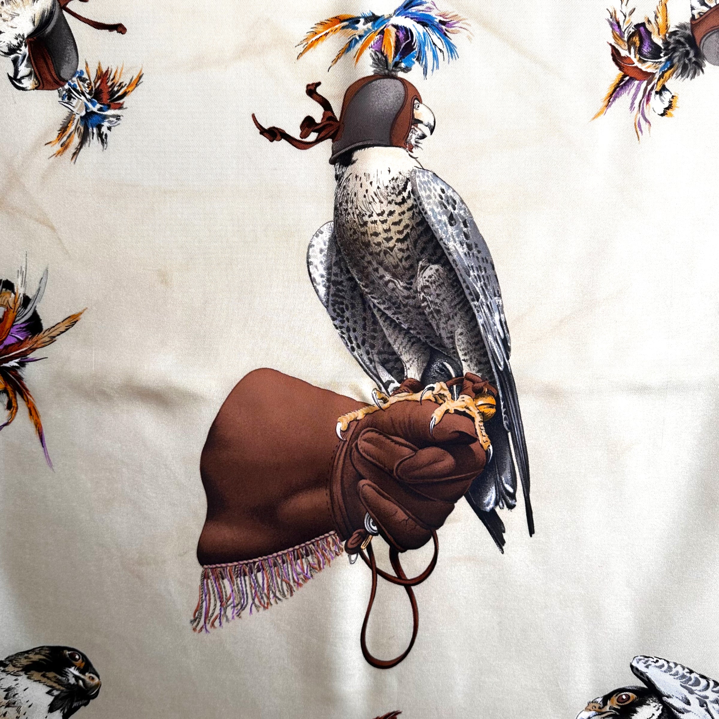 Chasse à vol - FOULARD HERMES 90 CM