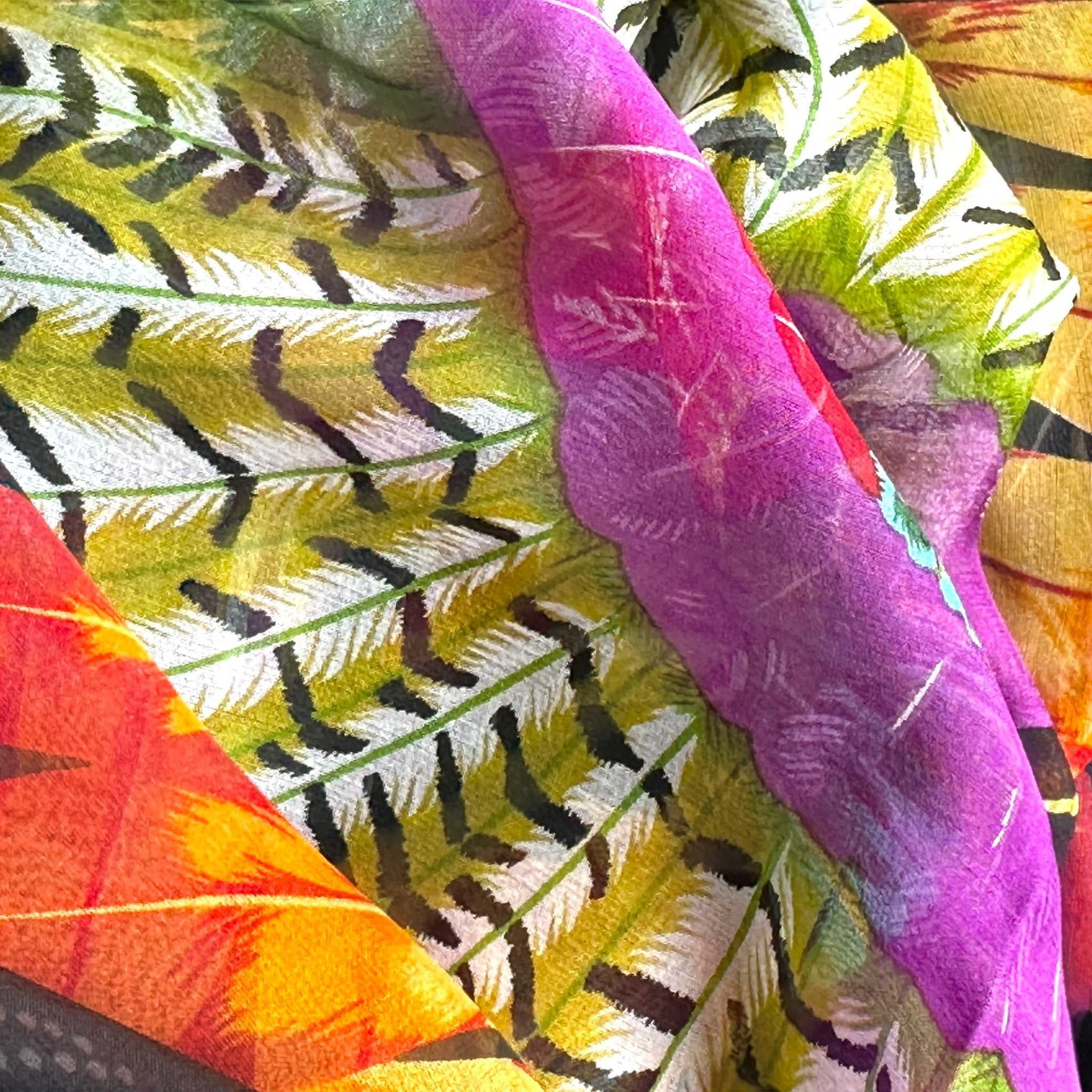 Zoom sur les roulottés à la main de la mousseline