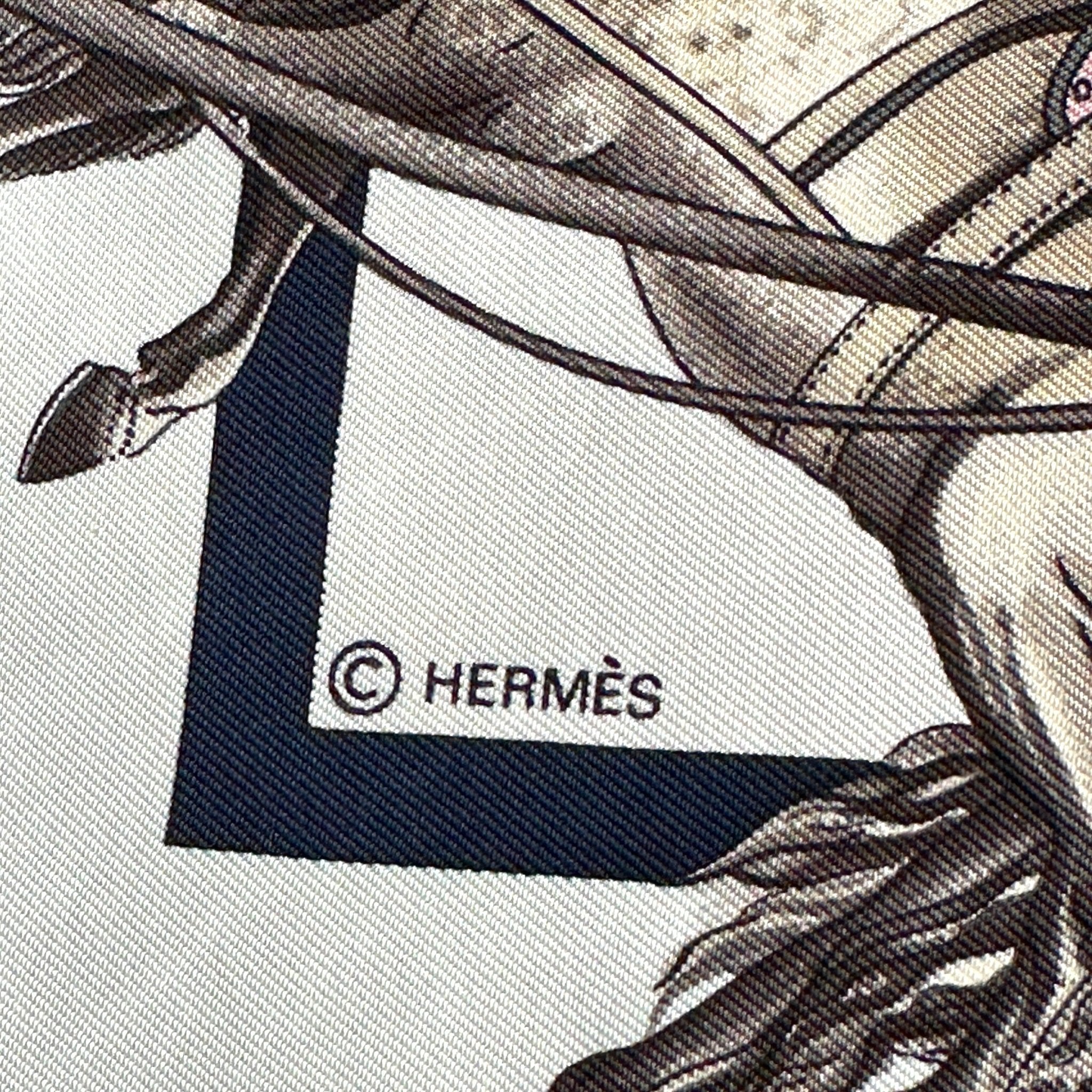 Hermès scarf, Travels in Russia – Loïc Dubigeon 1983